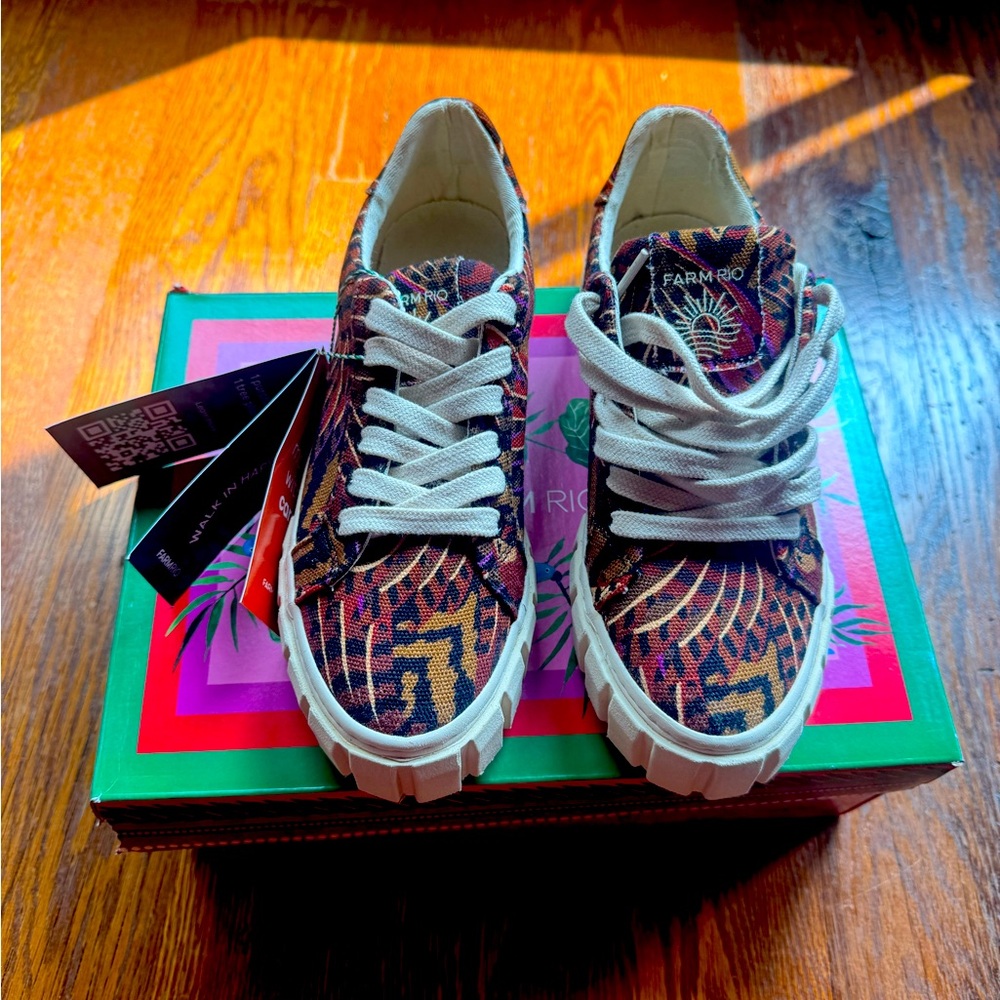 FARM Rio Colorful Patterned Sneakers